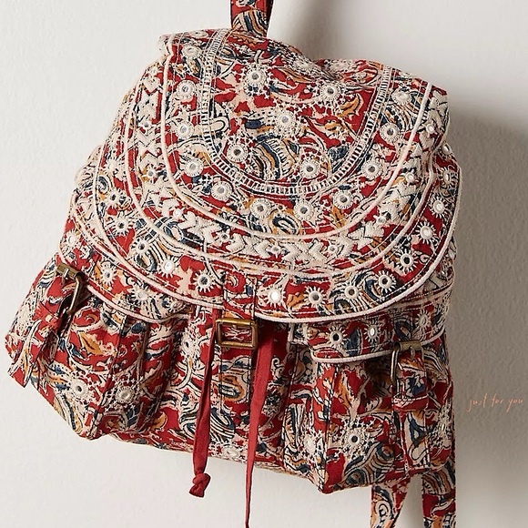 NEW Free People Mia Mirrored Backpack - Picture 11 of 13